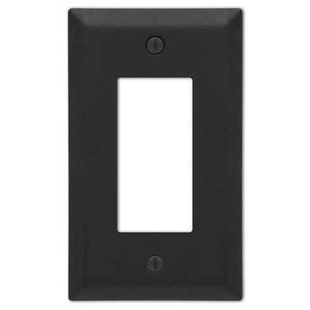 Livewire Century Stamped Steel Rocker Wall Plate - Matte Black LI1680769